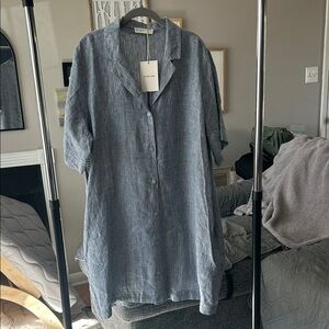 Everlane Linen Shirt Dress